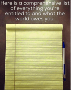 You're Owed Nothing