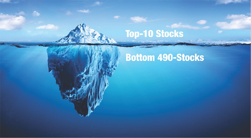 Top-10 Stocks tip of the iceberg
