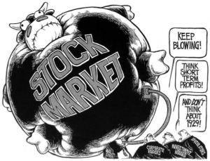 Stock Market Cartoon