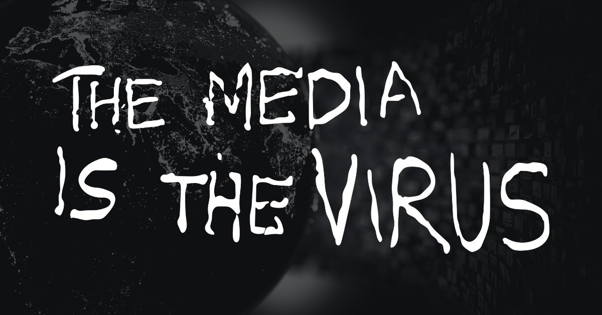 “The Media Is The Virus” Sweatshirt