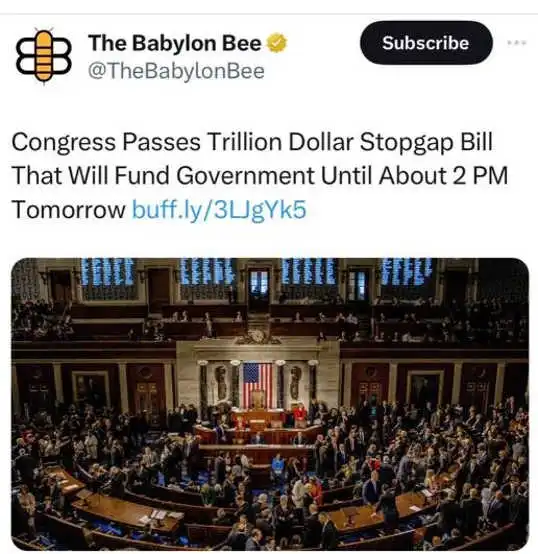 babylon-bee-congress-stopgap-funding-bill-trillions-tomorrow.webp